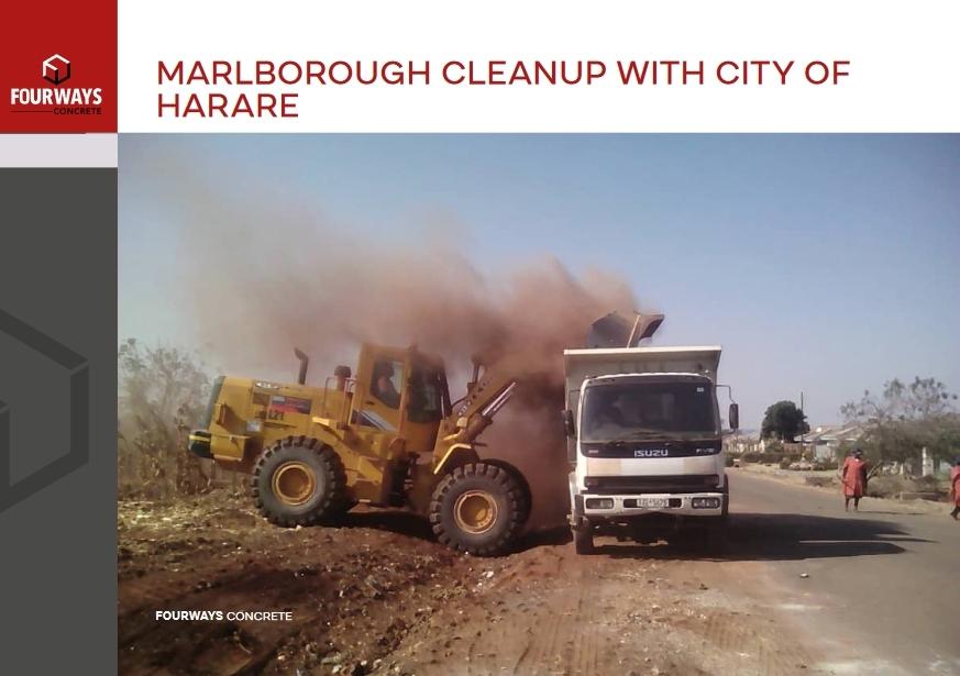 Marlborough Clean-up in partnership with the City of Harare